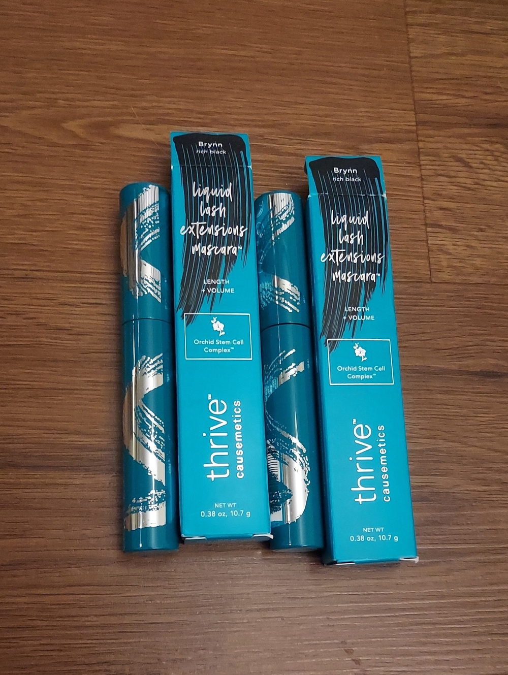 Thrive Causemetics Liquid Lash Extensions Mascara  Rich Black Set  2 NEW IN BOX